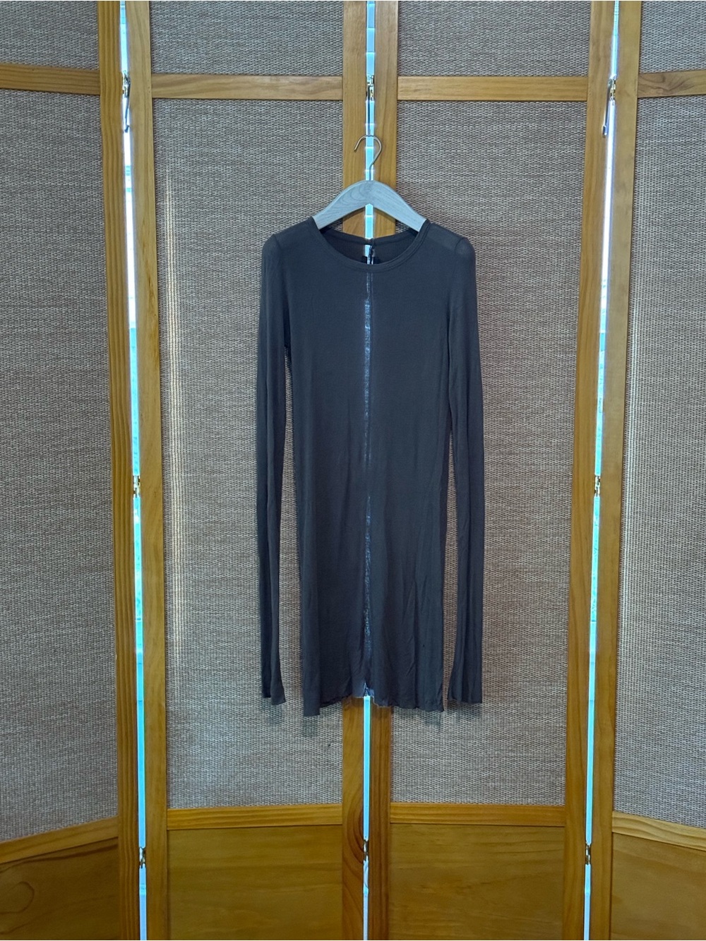 Rick Owens Long Sleeve Lightweight Top - Taupe